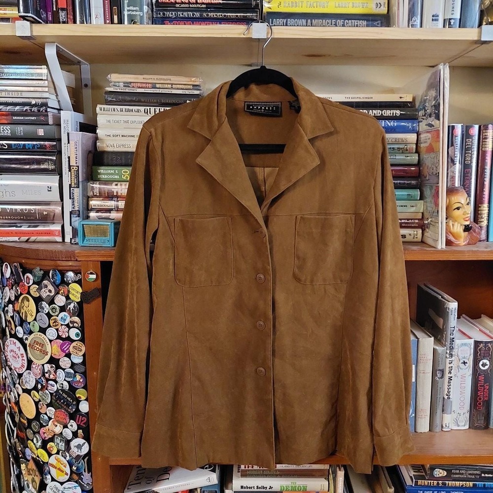 Vintage brown express button up.